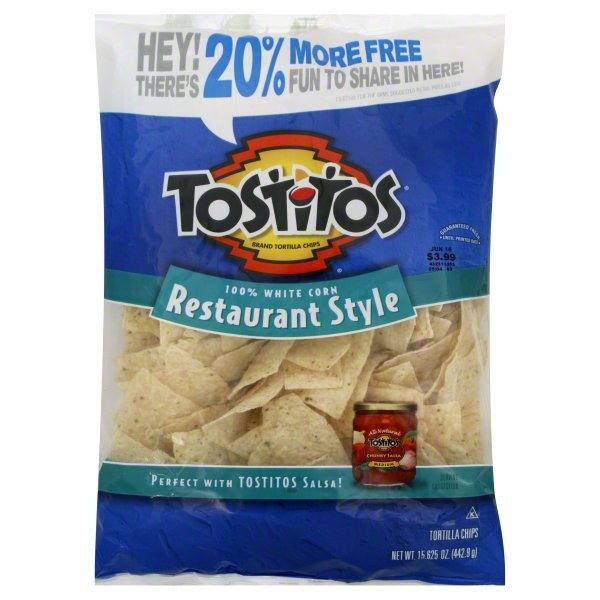 slide 1 of 1, Tostitos Restaurant Style Chip, 13 oz