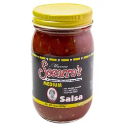 Mama Socorro's Medium Salsa Jar