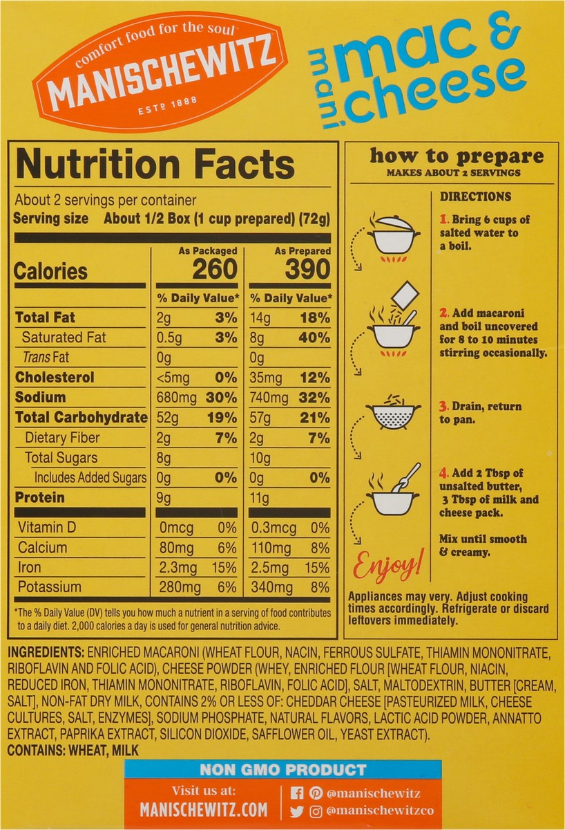 slide 6 of 9, Manischewitz Mac & Cheese Mani, 5.5 oz