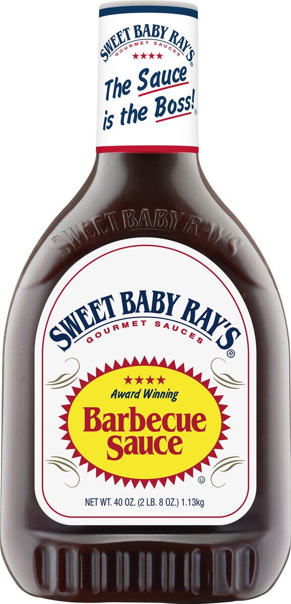 slide 8 of 13, Sweet Baby Ray's Barbecue Sauce 40 oz, 40 oz
