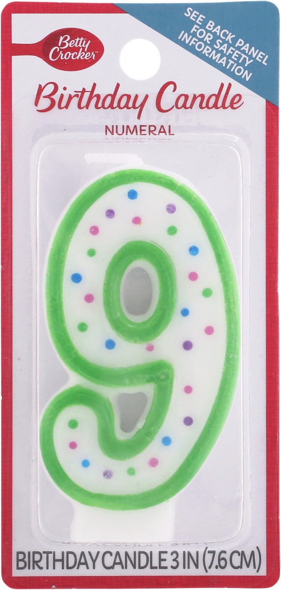 slide 1 of 10, Betty Crocker Birthday Candle, 1 ct