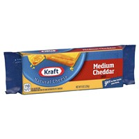 slide 13 of 17, Kraft Medium Cheddar Cheese, 8 oz Block, 8 oz