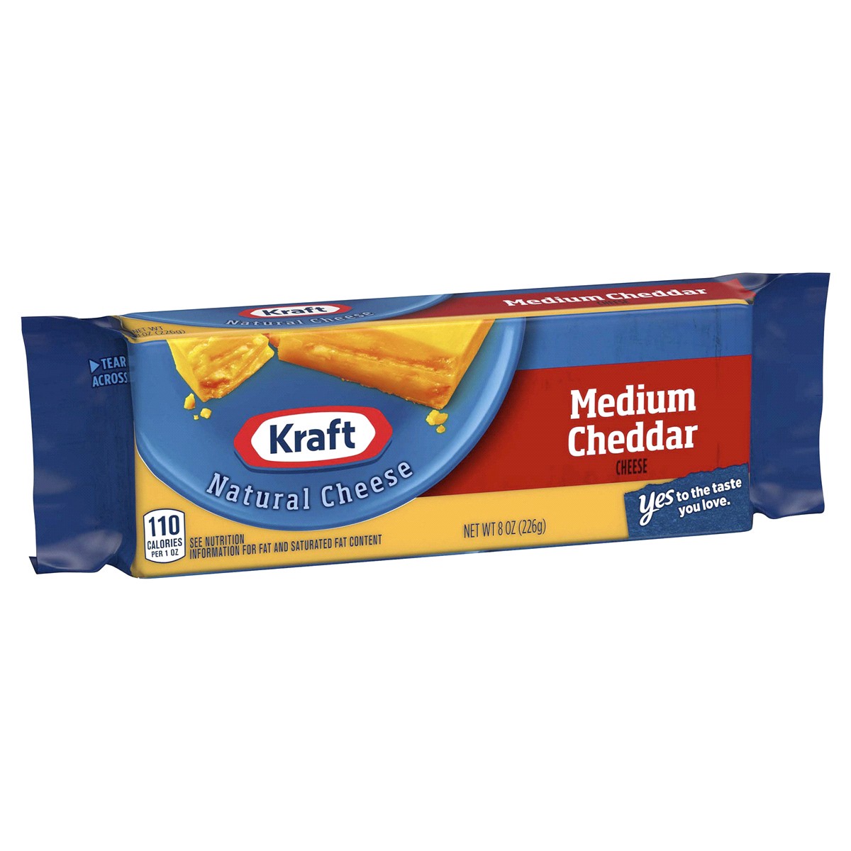 slide 16 of 17, Kraft Medium Cheddar Cheese, 8 oz Block, 8 oz