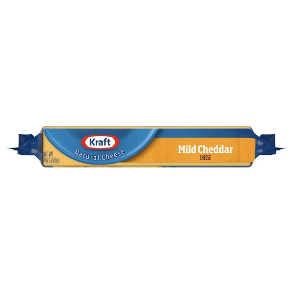 slide 14 of 17, Kraft Mild Cheddar Cheese, 8 oz