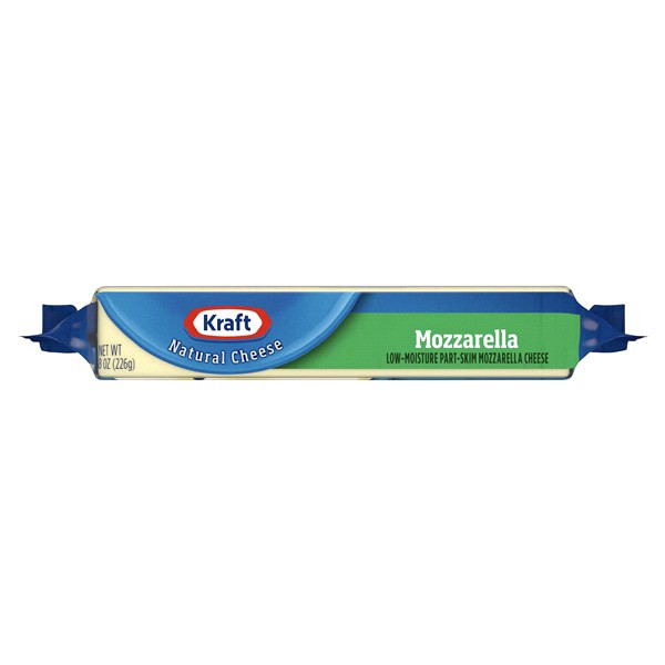 slide 10 of 17, Kraft Mozzarella Cheese, 8 oz Block, 8 oz