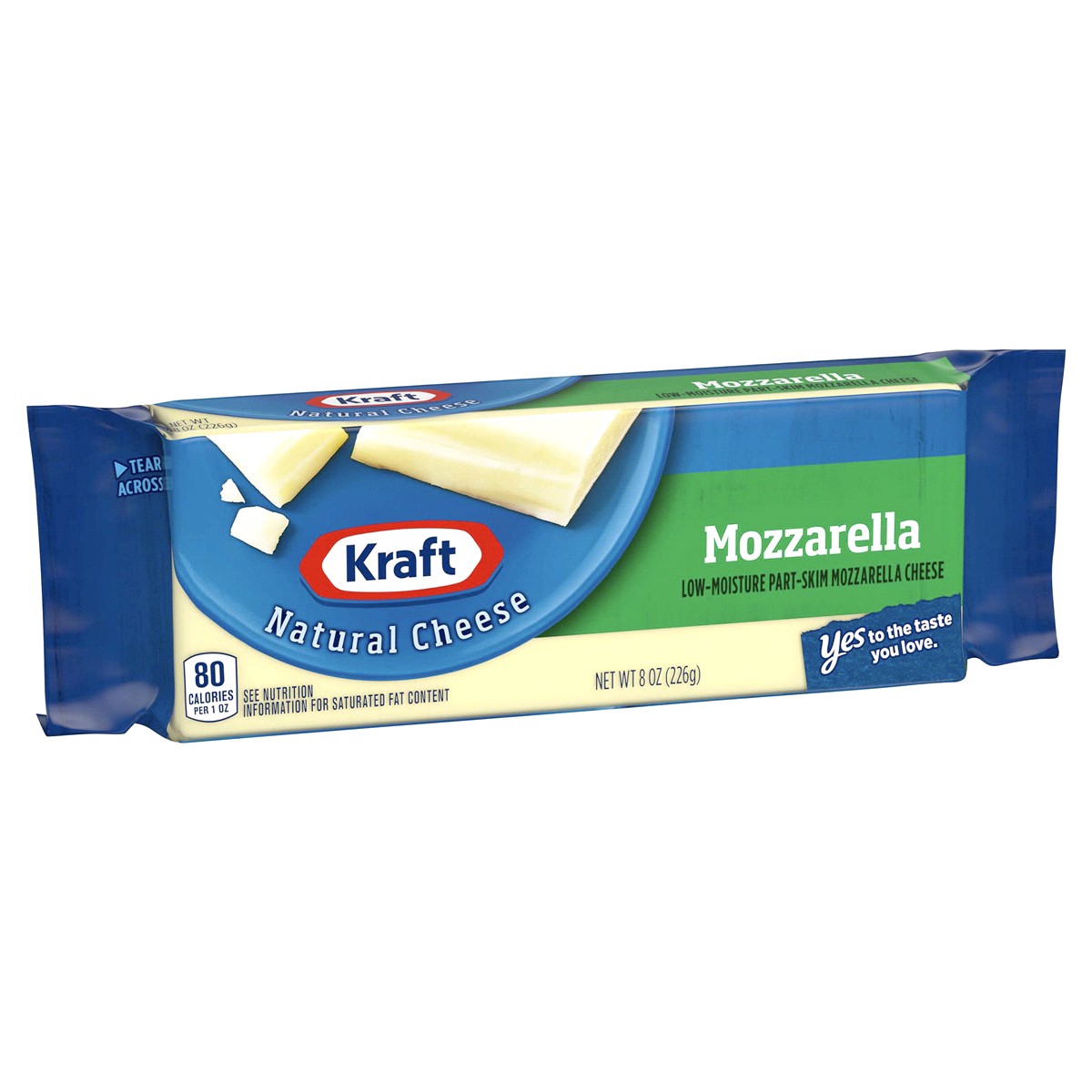 slide 15 of 17, Kraft Mozzarella Cheese, 8 oz Block, 8 oz