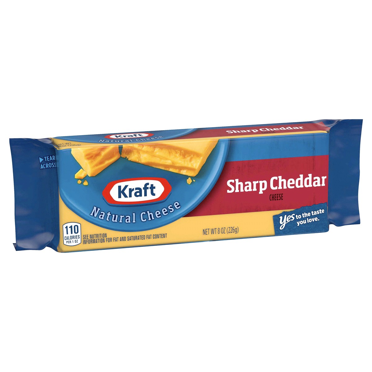 slide 4 of 17, Kraft Sharp Cheddar Cheese, 8 oz Block, 8 oz