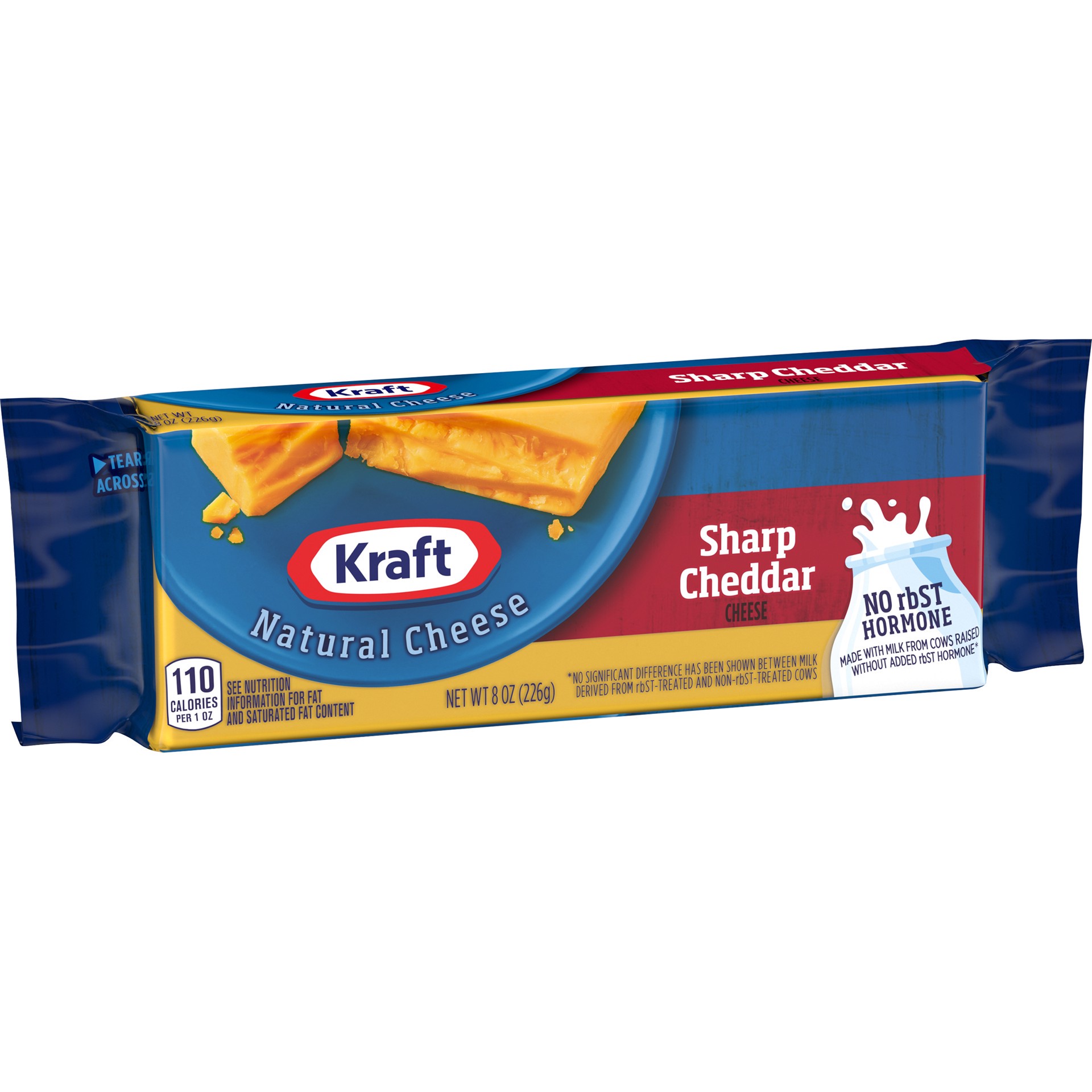 slide 6 of 9, Kraft Sharp Cheddar Cheese Block, 8 oz