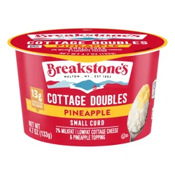 Breakstone's Cottage Doubles, Lowfat, 2% Milkfat, Pineapple, Small Curd