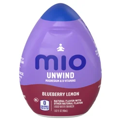 mio Unwind Blueberry Lemon Liquid Water Enhancer with Magnesium & B Vitamins, 1.62 fl oz Bottle