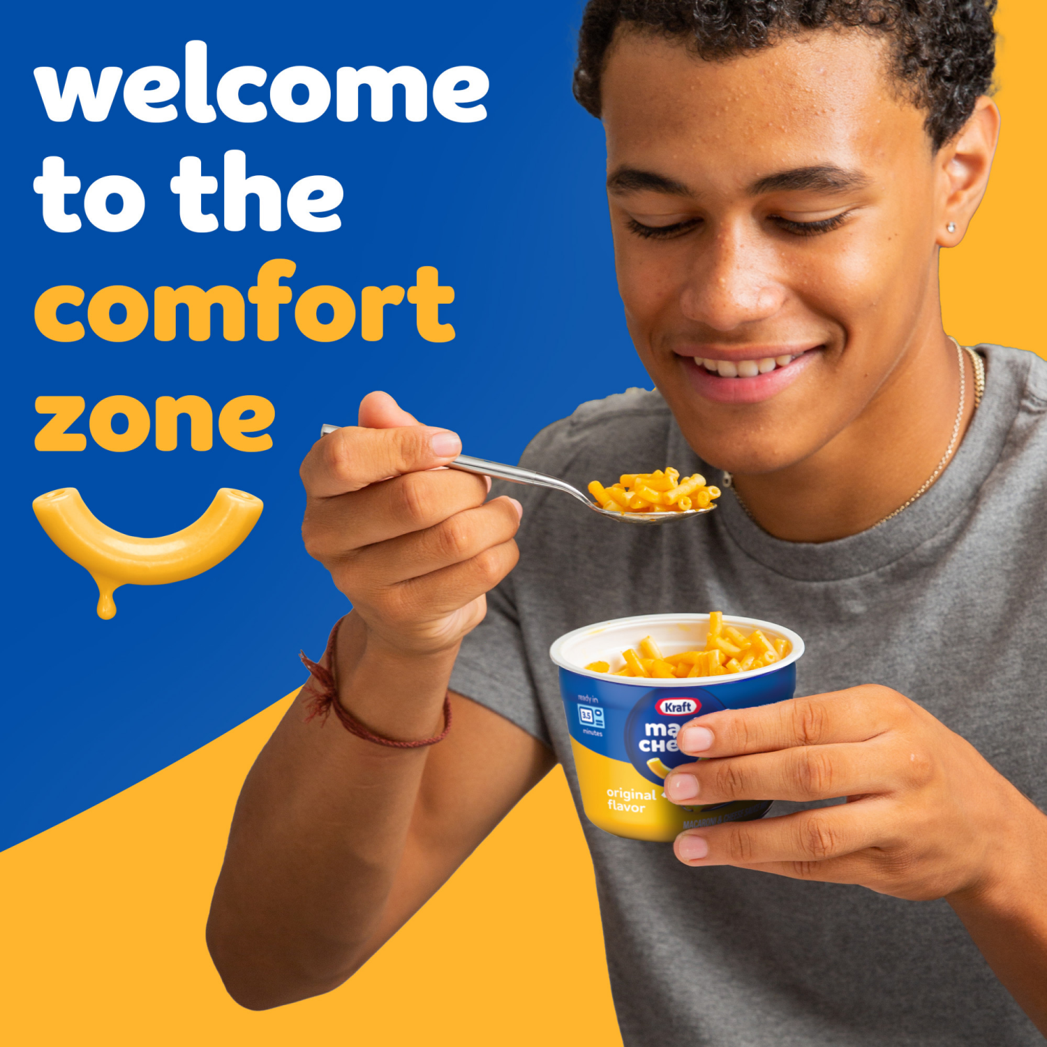 slide 7 of 8, Kraft Easy Mac Original Flavor Macaroni & Cheese Dinner, 8.2 oz