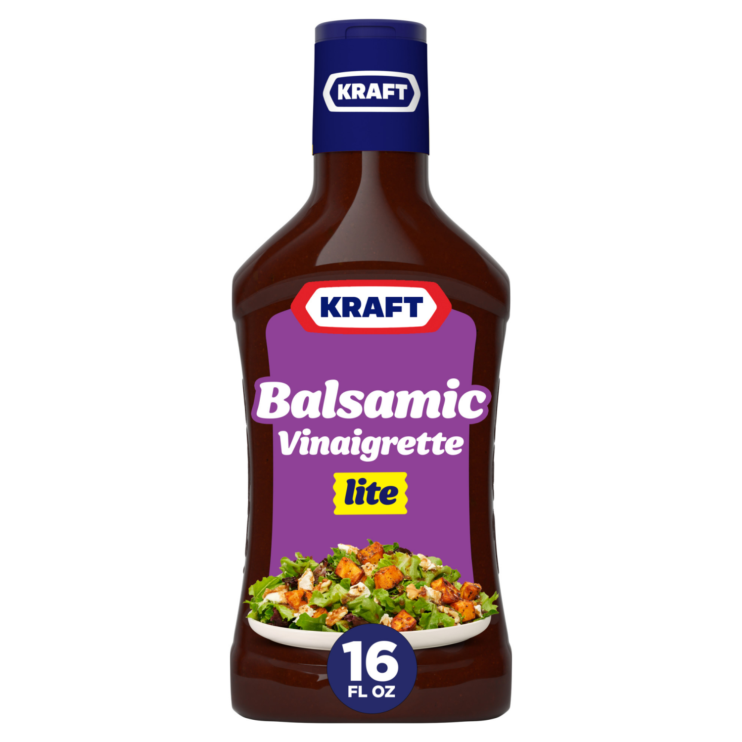 slide 1 of 5, Kraft Lite Balsamic Vinaigrette, 16 fl oz Bottle, 16 fl oz