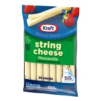 slide 4 of 21, Kraft String Cheese Mozzarella Cheese Snacks, 24 ct Sticks, 24 ct