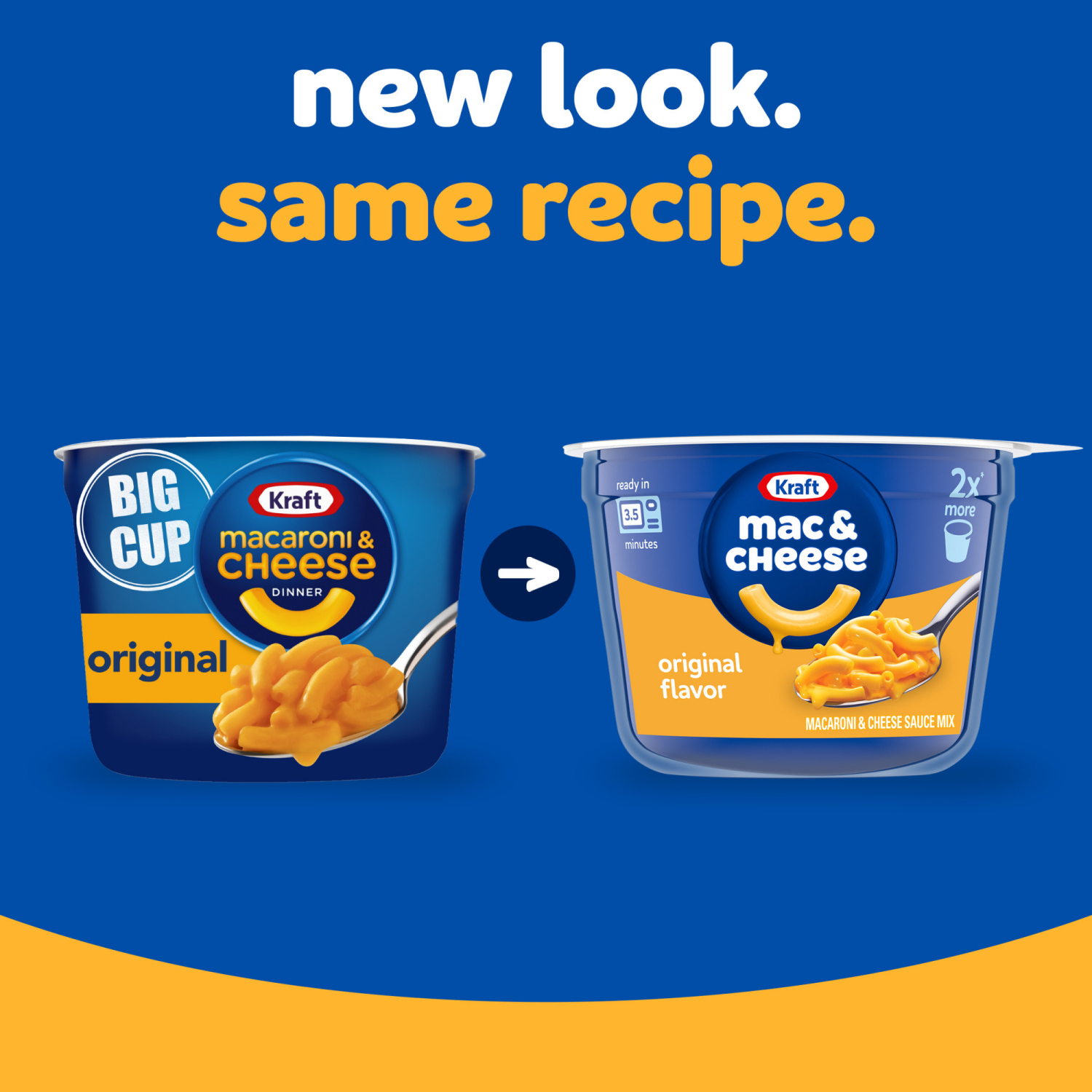 slide 4 of 5, Kraft Mac and Cheese, 1 Big Cup, for Easy Dinner or Dinner Sides, Original Flavor, No Artificial Flavors, Preservatives or Dyes, 4.1 oz, 4.1 oz