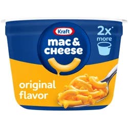 Kraft Mac and Cheese, 1 Big Cup, for Easy Dinner or Dinner Sides, Original Flavor, No Artificial Flavors, Preservatives or Dyes, 4.1 oz