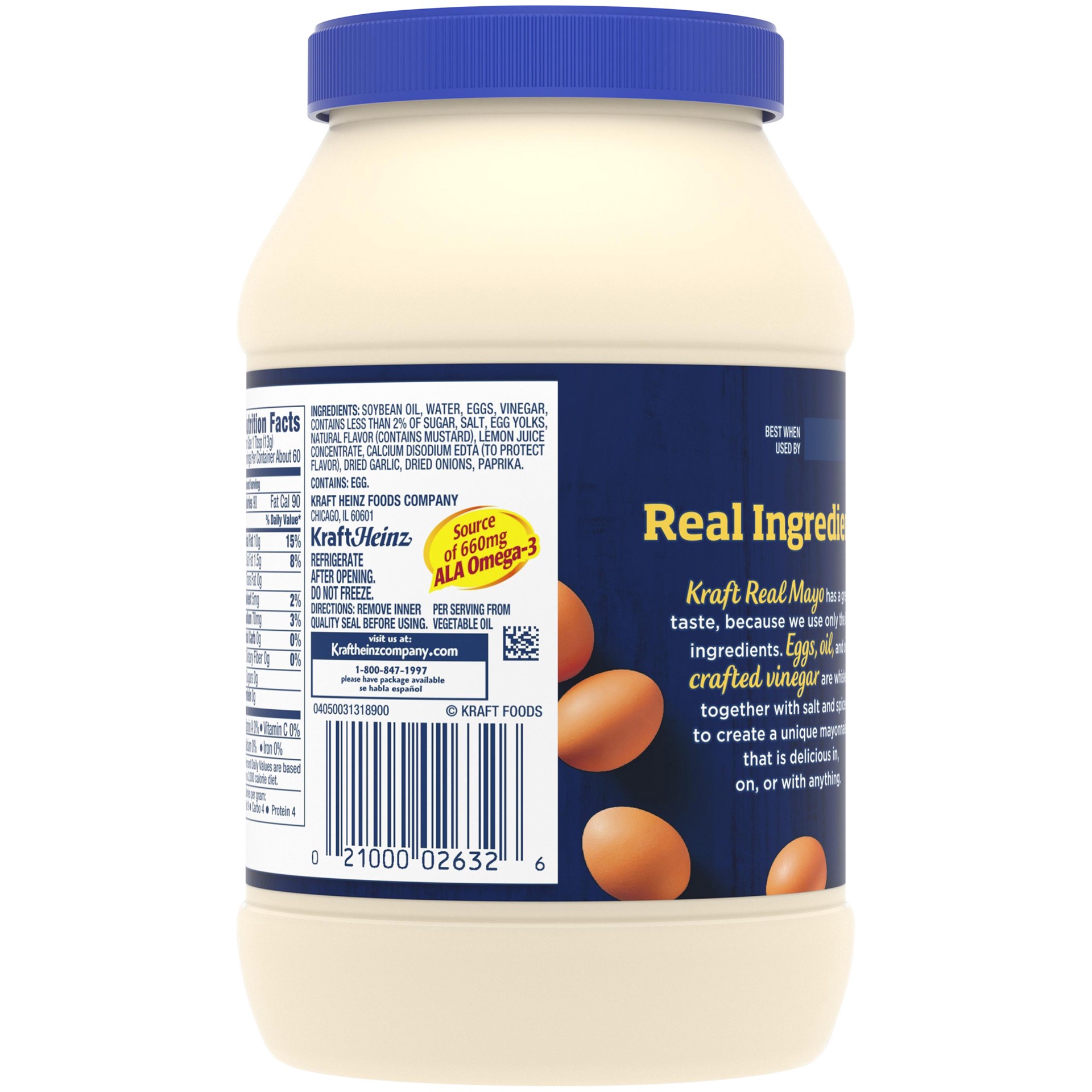 slide 8 of 12, Kraft Real Mayo Creamy & Smooth Mayonnaise, for a Keto and Low Carb Lifestyle Jar, 30 fl oz