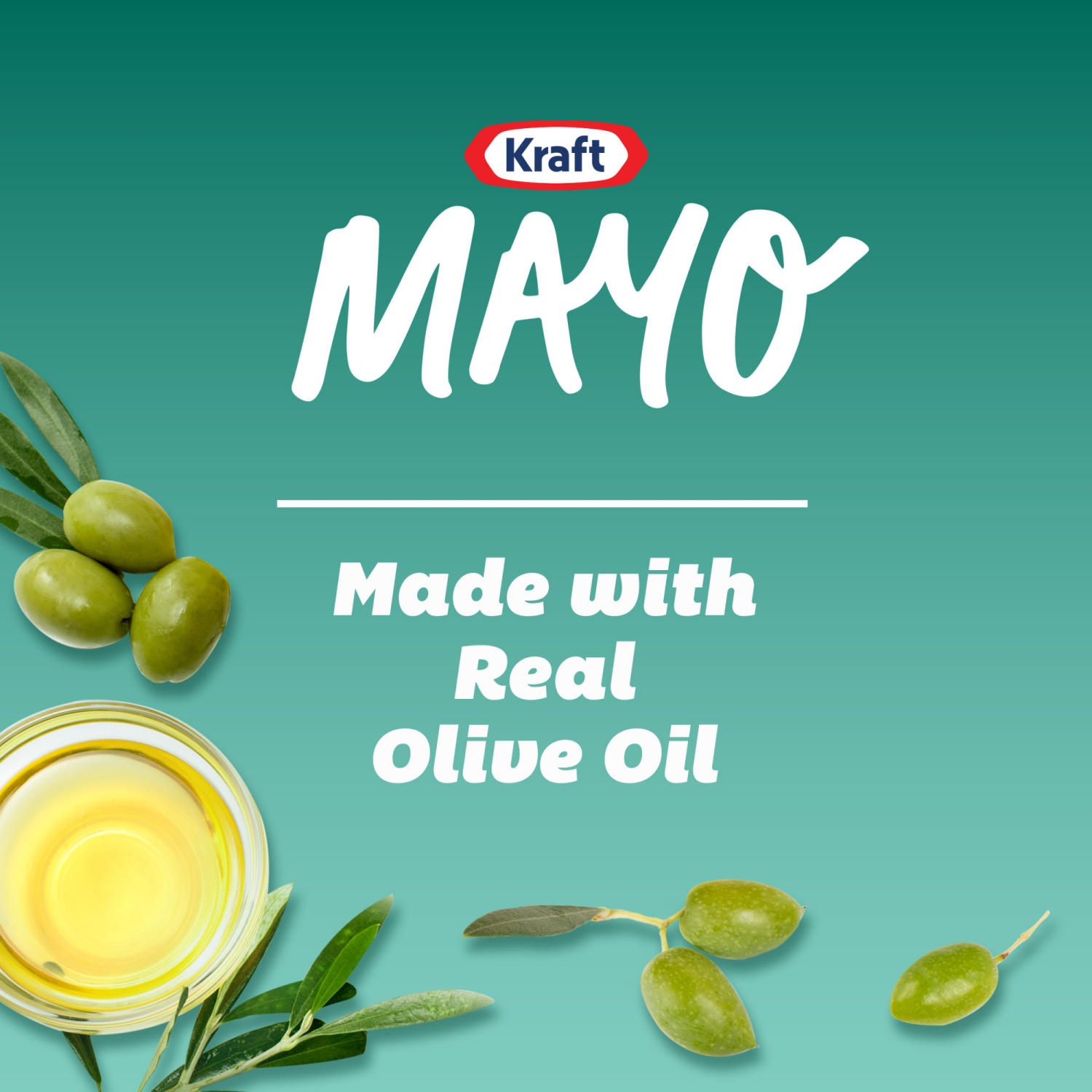 slide 8 of 8, Kraft Mayo with Olive Oil Reduced Fat Mayonnaise, 22 fl oz Bottle, 22 fl oz