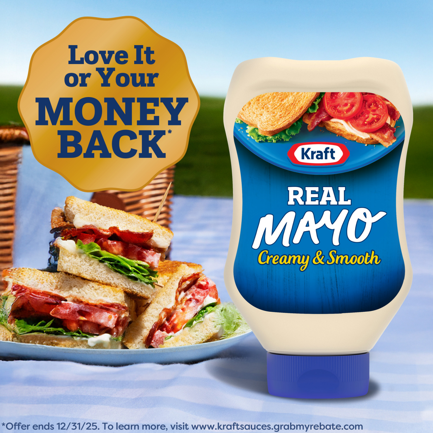 slide 6 of 8, Kraft Real Mayo Creamy & Smooth Mayonnaise, 22 fl oz Bottle, 22 fl oz