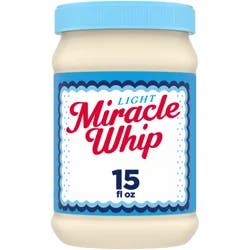 Miracle Whip Light Dressing, 15 fl oz Jar
