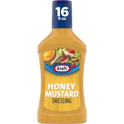 Kraft Honey Mustard Dressing, 16 fl oz Bottle