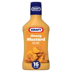 Kraft Honey Mustard Dressing, 16 fl oz Bottle