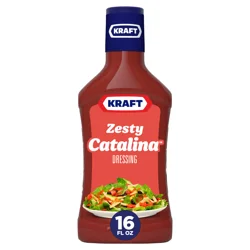 Kraft Zesty Catalina Dressing, 16 fl oz Bottle