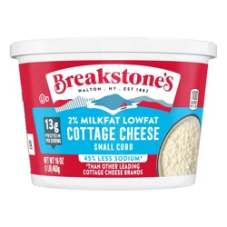 Breakstone's 2% Milkfat Lowfat Small Curd Cottage Cheese