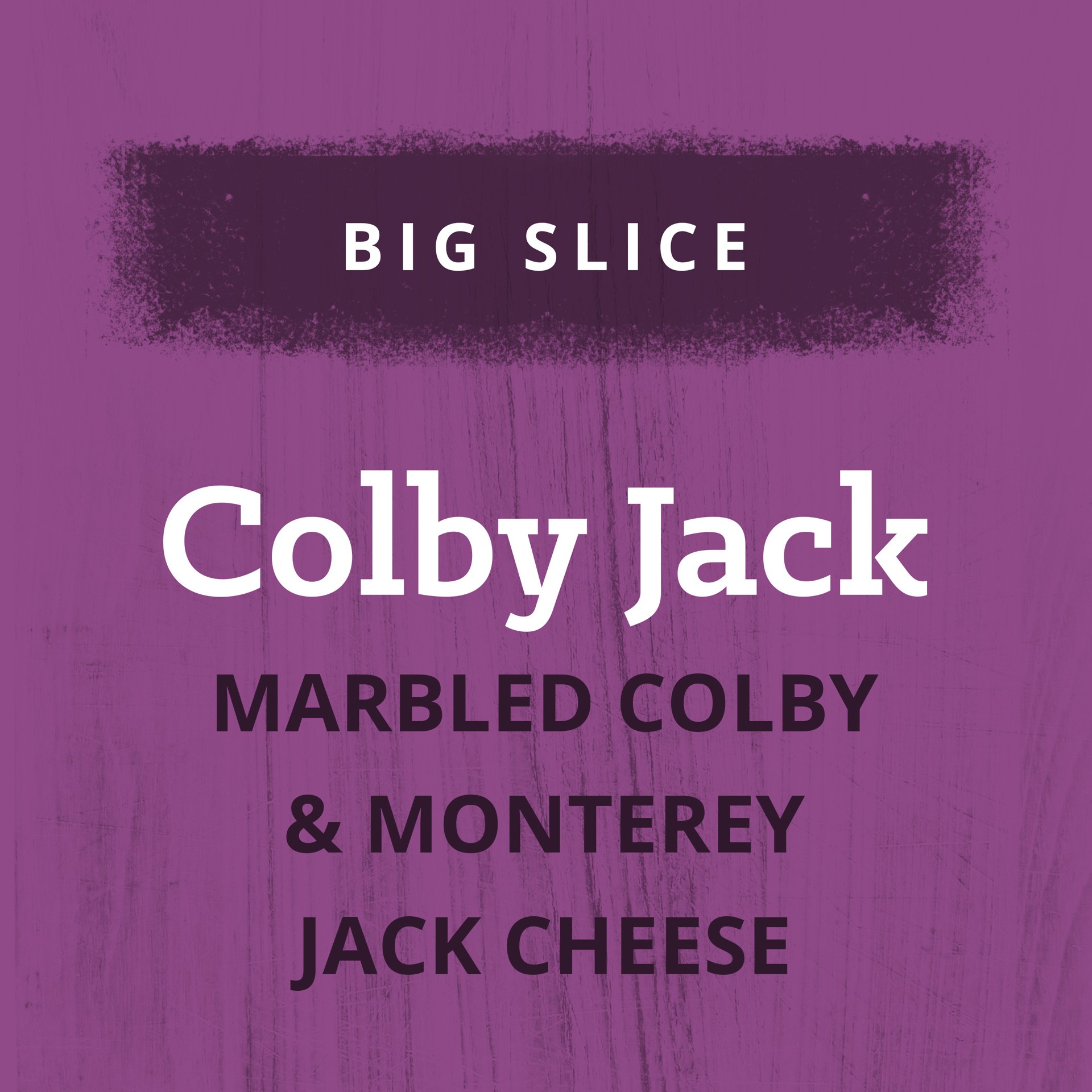 slide 6 of 10, Kraft Big Slice Colby Jack Marbled Cheese Slices, 10 ct Pack, 8 oz