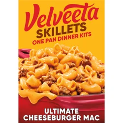 Velveeta Skillets Ultimate Cheeseburger Mac One Pan Dinner Kits 12.8 oz