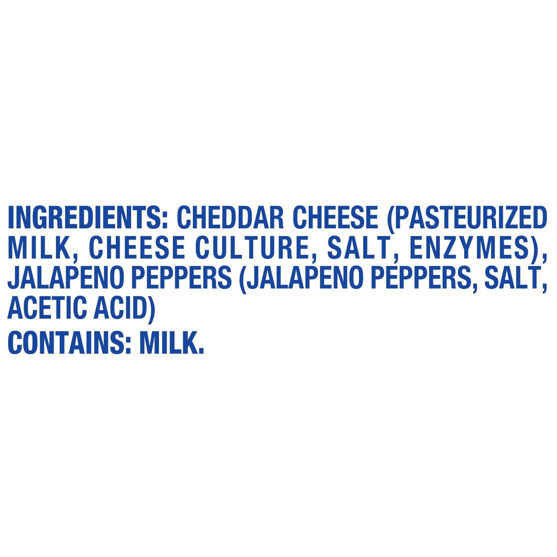 slide 6 of 6, Kraft Big Slice Jalapeno White Cheddar Cheese Slices with Jalapeno Peppers Pack, 10 ct; 7.5 oz