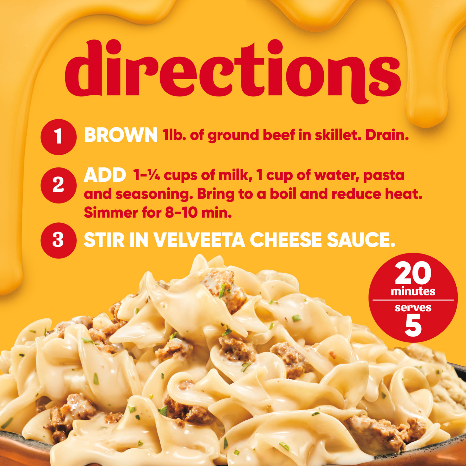 slide 4 of 8, Velveeta Skillets Creamy Beef Stroganoff One Pan Dinner Kit, 11.6 oz Box, 11.6 oz
