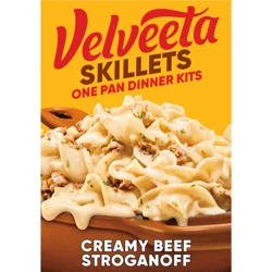 Velveeta Skillets Creamy Beef Stroganoff One Pan Dinner Kit, 11.6 oz Box