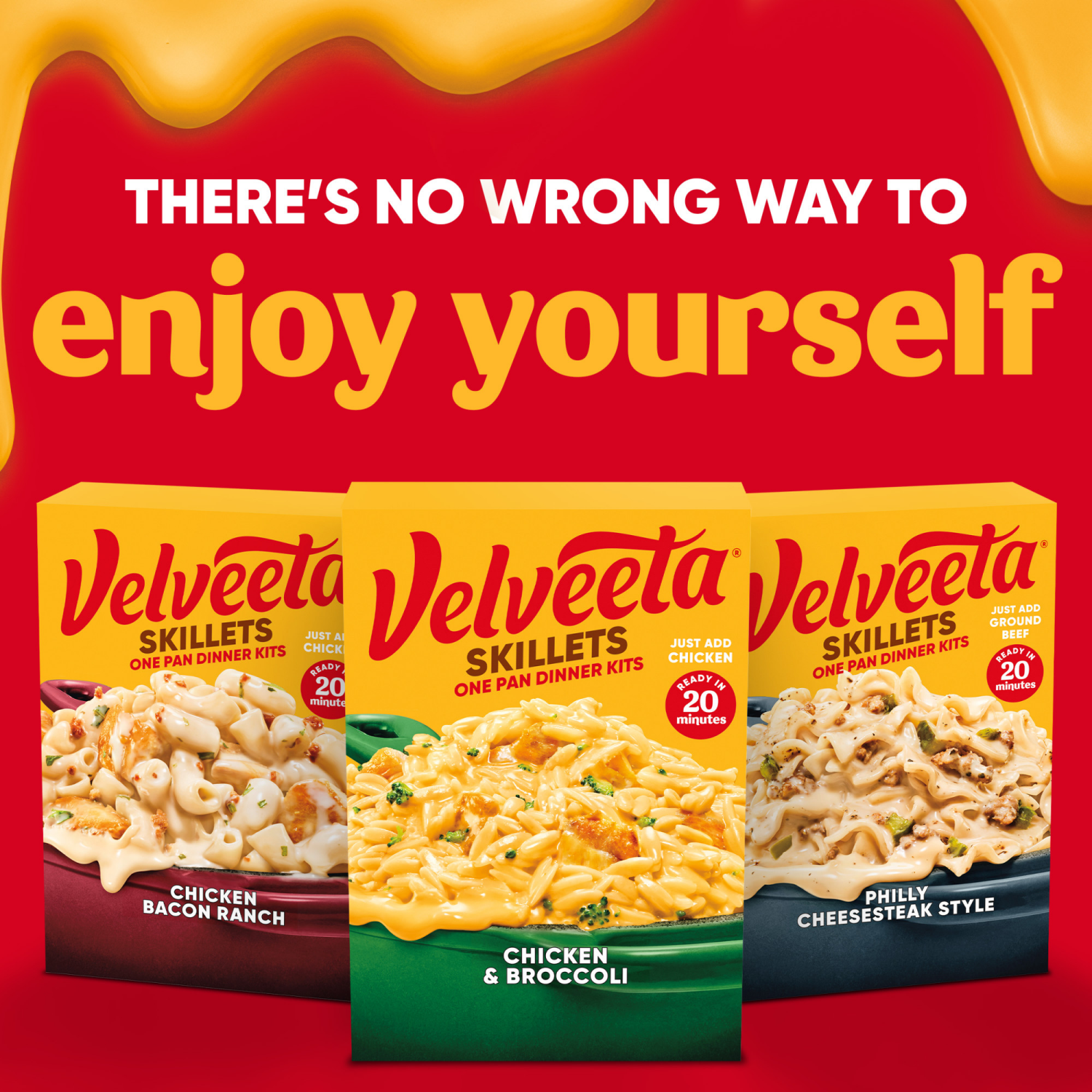 slide 2 of 8, Velveeta Skillets Chicken & Broccoli One Pan Dinner Kit, 13.6 oz Box, 13.6 oz