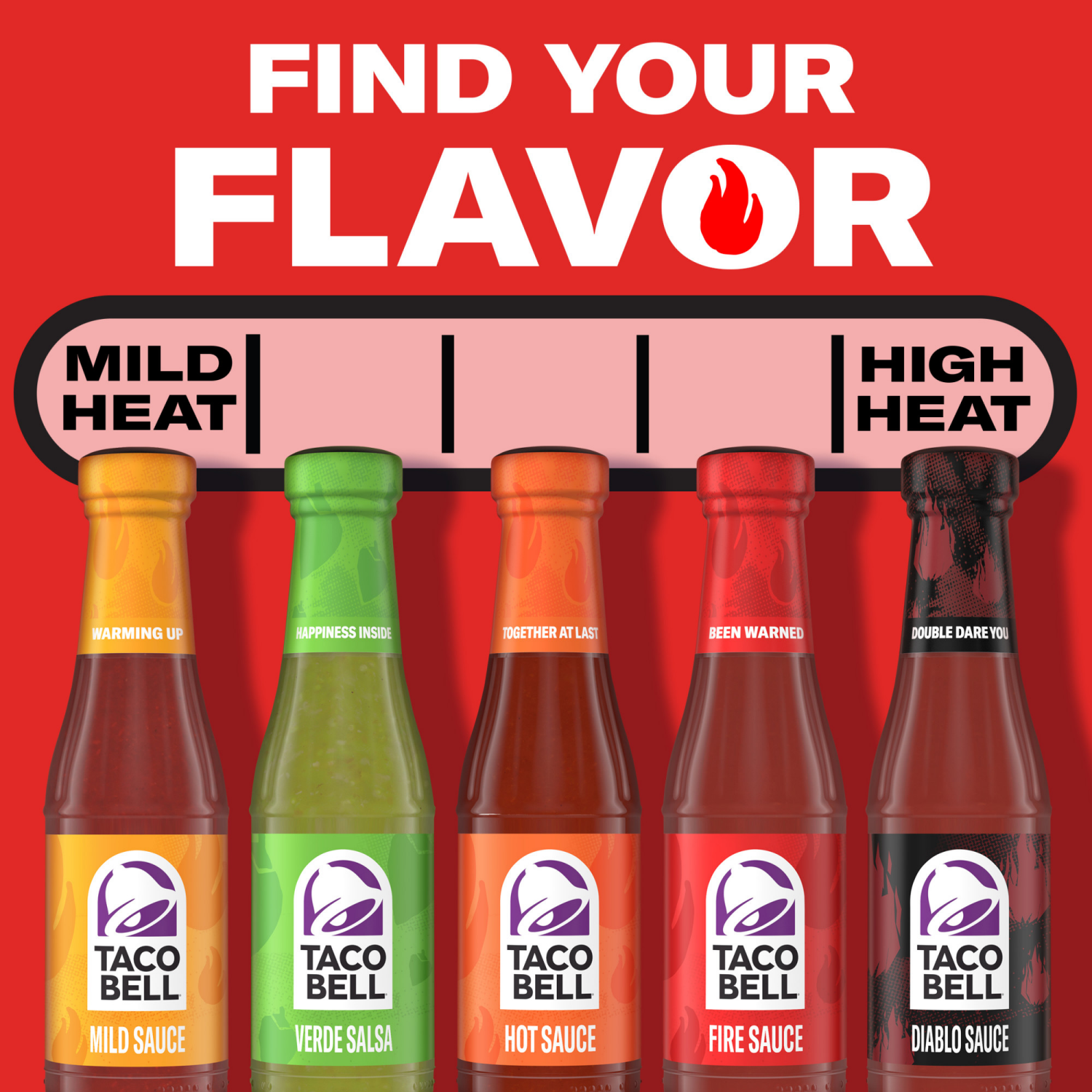 slide 8 of 8, Taco Bell Fire Sauce, 7.5 oz Bottle, 7.5 oz