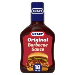 Kraft Original Slow-Simmered Barbecue Sauce, 18 oz Bottle
