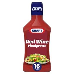 Kraft Red Wine Vinaigrette Salad Dressing, 16 fl oz Bottle