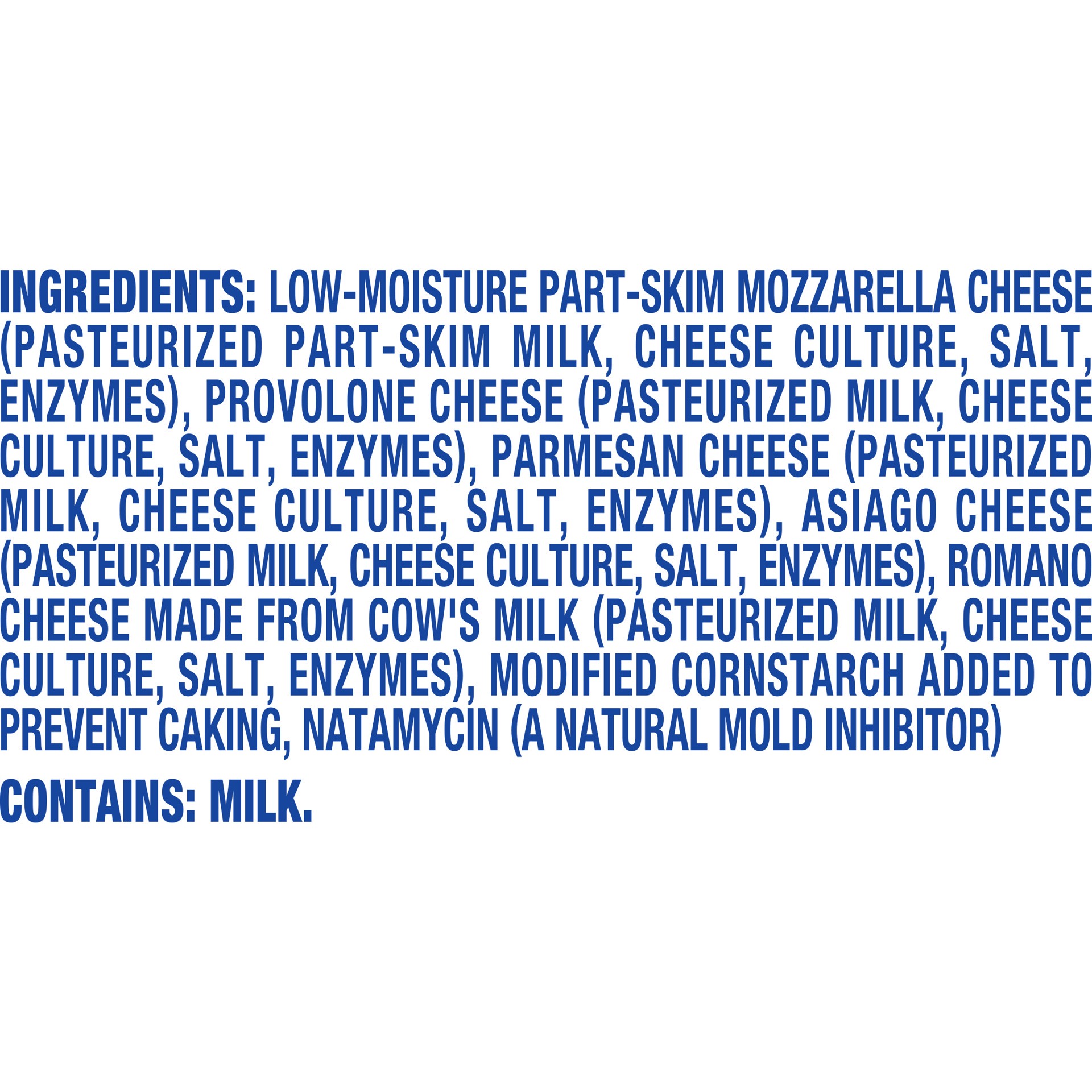 slide 9 of 9, Kraft Italian Five Cheese Blend Shredded Cheese, 8 oz