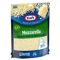 slide 2 of 29, Kraft Mozzarella Shredded Cheese, 8 oz Bag, 8 oz