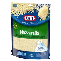 slide 26 of 29, Kraft Mozzarella Shredded Cheese, 8 oz Bag, 8 oz