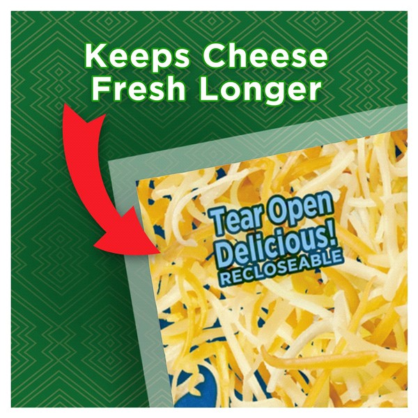 slide 27 of 29, Kraft Mexican Style Four Cheese Blend Shredded Cheese, 8 oz Bag, 8 oz