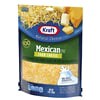 slide 9 of 29, Kraft Mexican Style Four Cheese Blend Shredded Cheese, 8 oz Bag, 8 oz