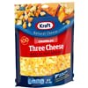 slide 8 of 13, Kraft Three Cheese Blend Cheese Crumbles, 8 oz Bag, 8 oz