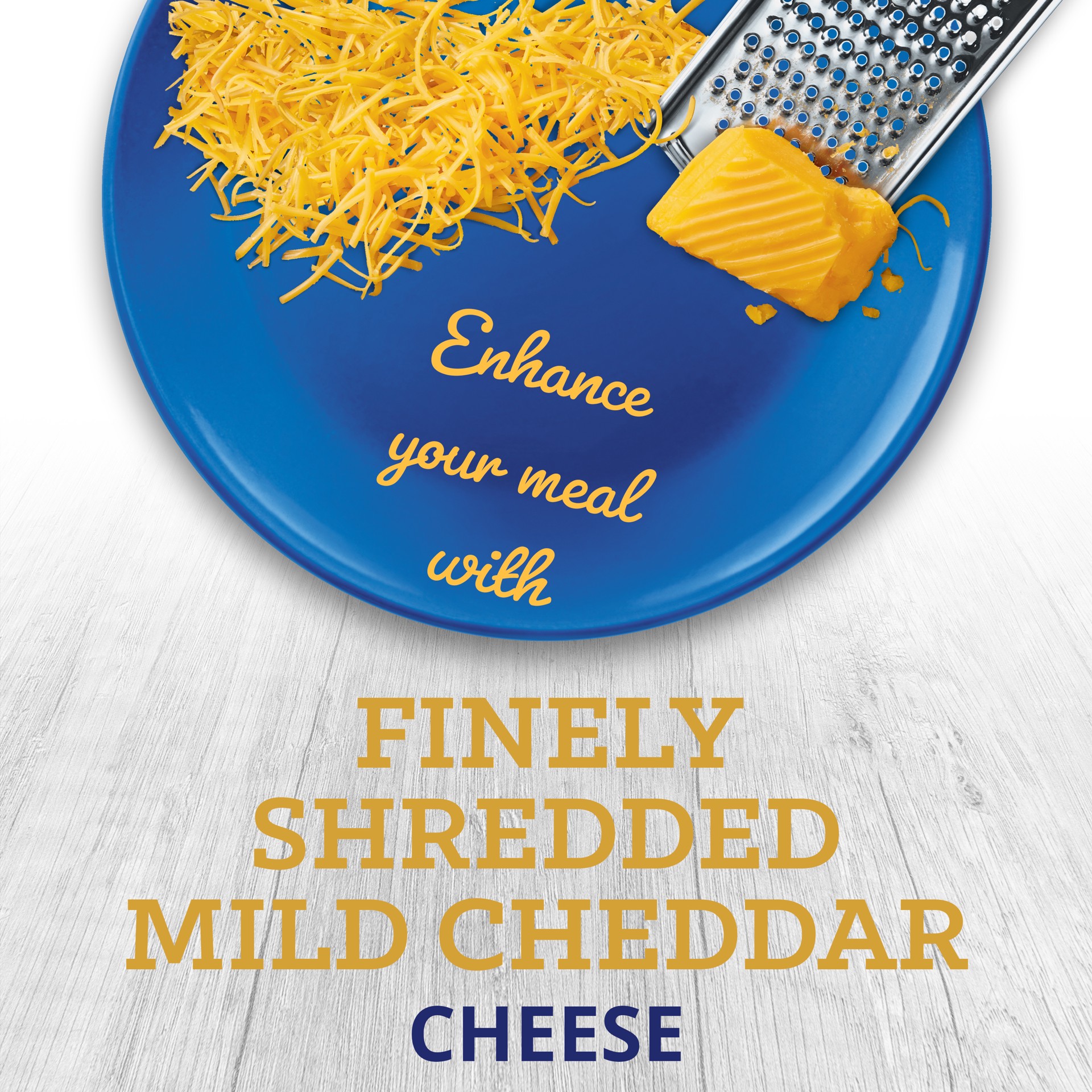 slide 2 of 8, Kraft Mild Cheddar Finely Shredded Cheese, 8 oz