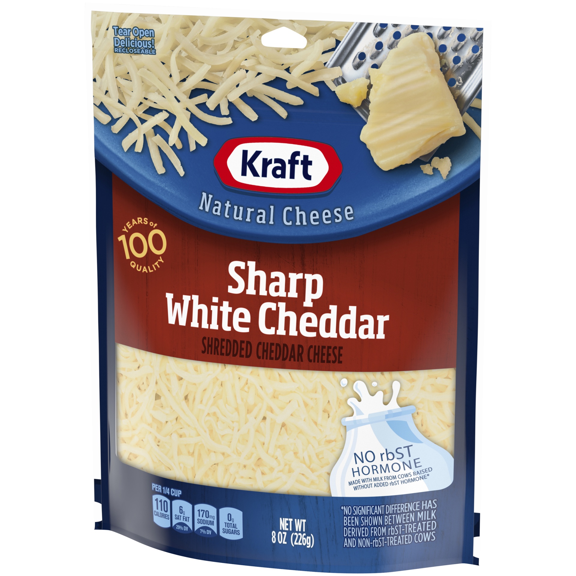 slide 2 of 6, Kraft Sharp White Cheddar, 8 oz