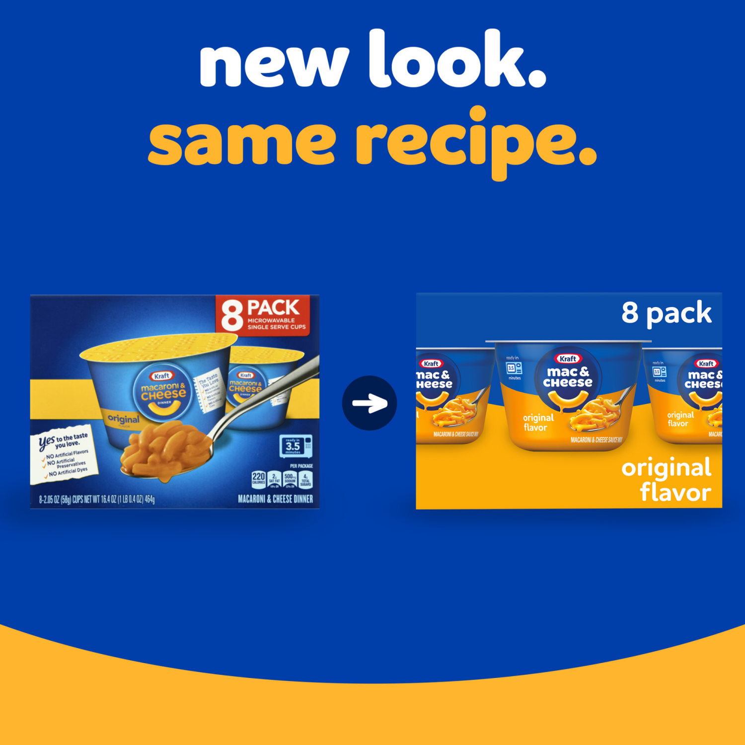 slide 6 of 8, Kraft Original Mac & Cheese, 8 ct Box, 2.05 oz Cups, 8 ct