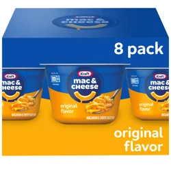 Kraft Original Mac & Cheese, 8 ct Box, 2.05 oz Cups