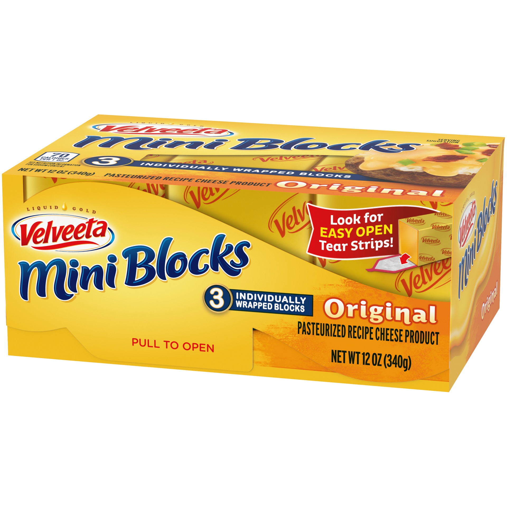 slide 4 of 6, Velveeta Original Cheese Mini Blocks Blocks, 12 oz