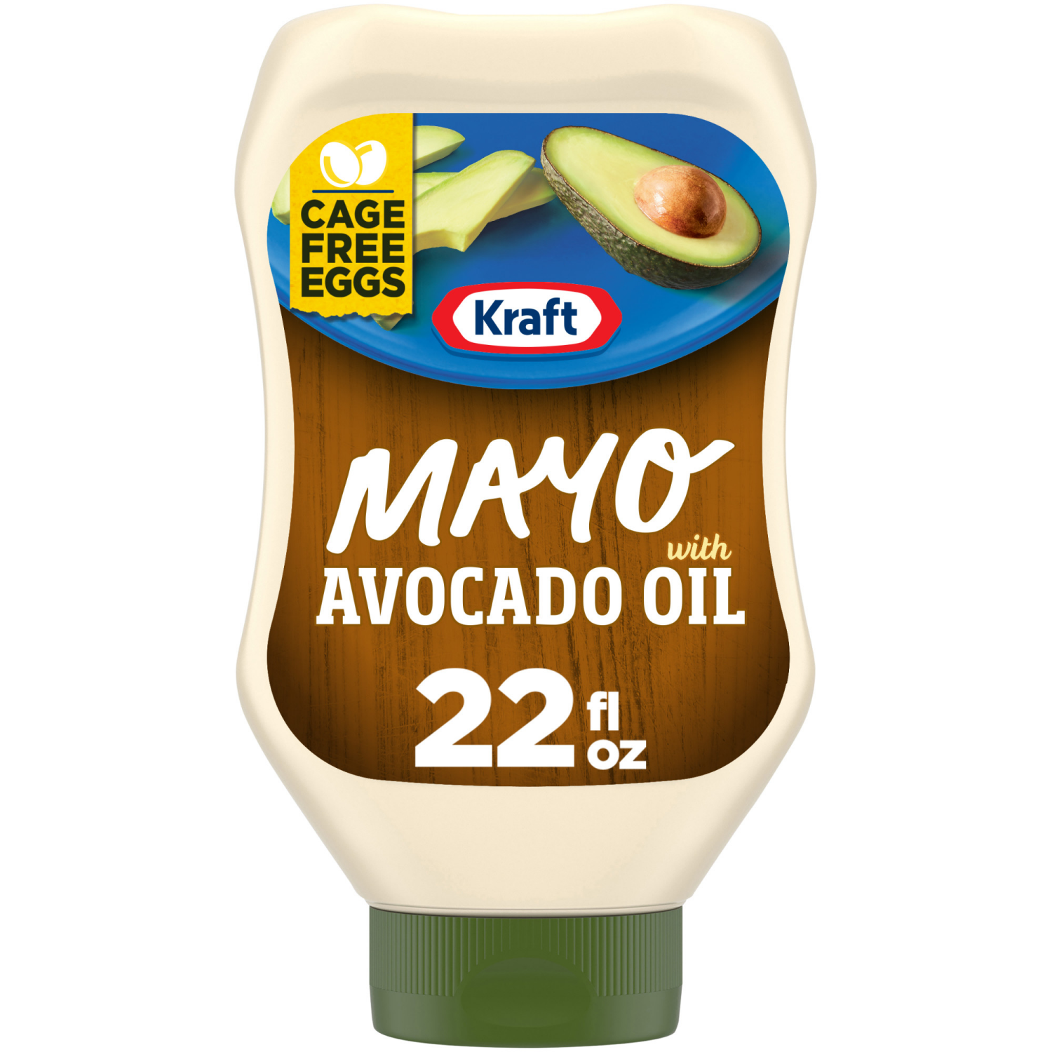 slide 1 of 8, Kraft Mayo with Avocado Oil Reduced Fat Mayonnaise, 22 fl oz Bottle, 22 fl oz
