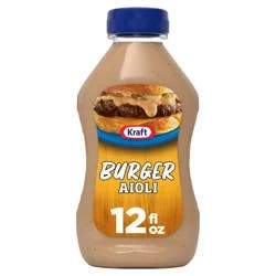 Kraft Burger Aioli, 12 fl oz Bottle