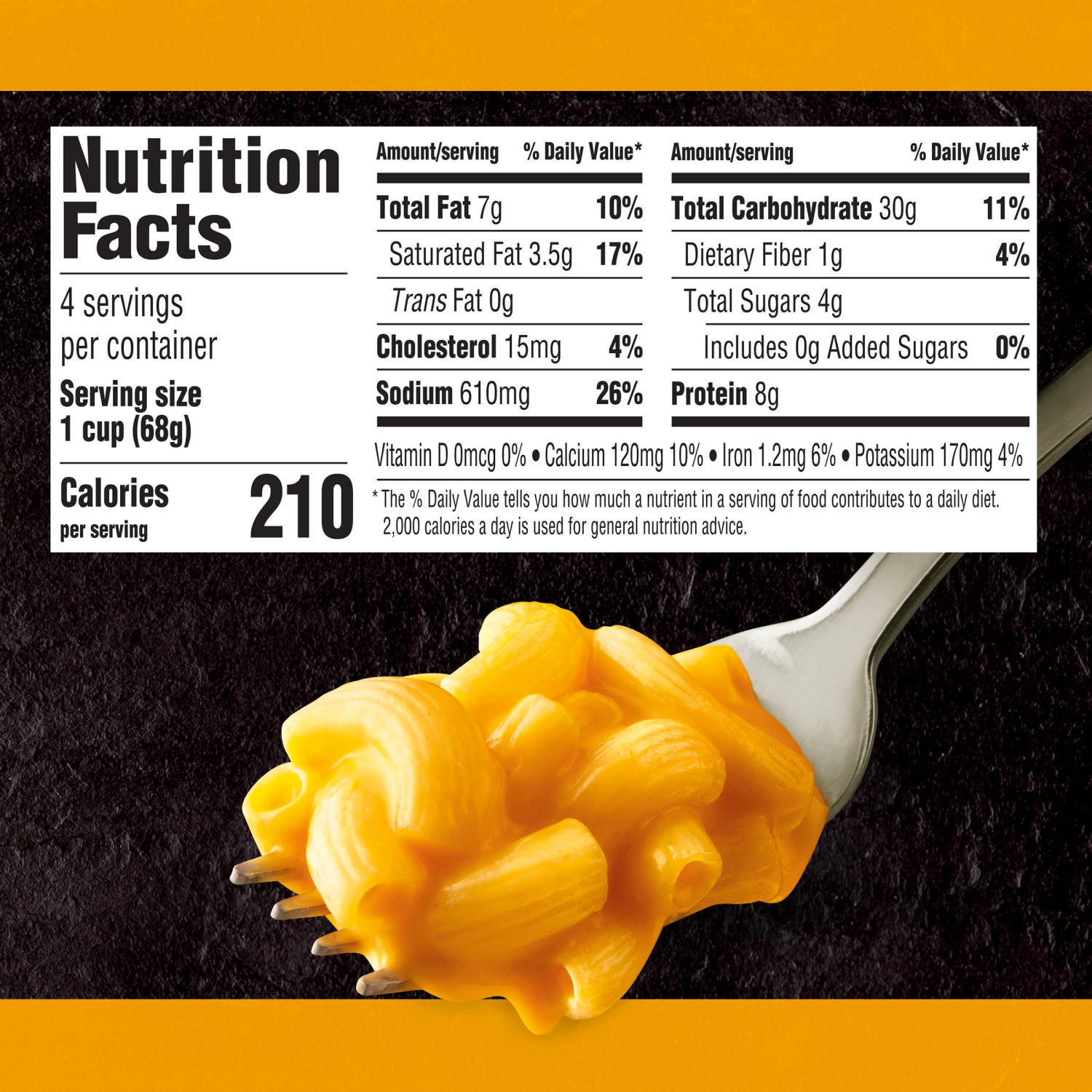 slide 5 of 5, Cracker Barrel Mac and Cheese, 4 Cups, for Easy Dinner or Dinner Sides, Sharp Cheddar, No Artificial Flavors or Dyes, 2.39 oz, 4 ct